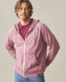 Men's Lightweight Full Zip - Bonfire Red Heather